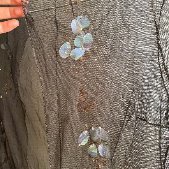 Rozae Nichols mesh cardigan size small - Picture 5 of 8